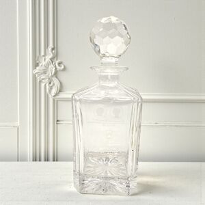 VTG Royal Wedding 1981 Lead Crystal Decanter Prince Charles & Lady Diana England